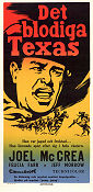 Det blodiga Texas 1956 poster Joel McCrea Byron Haskin