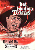 Det blodiga Texas 1956 poster Joel McCrea Byron Haskin