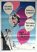 Det började i Neapel 1960 poster Clark Gable Sophia Loren Berg