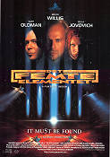 Det femte elementet 1997 poster Bruce Willis Gary Oldman Milla Jovovich Luc Besson