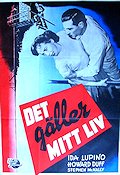 Det gäller mitt liv 1950 poster Ida Lupino