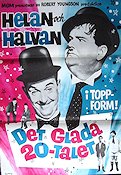 Det glada 20-talet 1965 poster Laurel and Hardy Helan och Halvan
