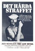 Det hårda straffet 1973 poster Jack Nicholson Randy Quaid Otis Young Hal Ashby Rökning