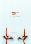 Det kapitel 2 2019 poster Jessica Chastain James McAvoy Bill Hader Andy Muschietti Text: Stephen King