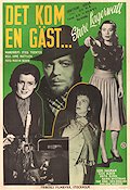 Det kom en gäst 1947 poster Sture Lagerwall Gerd Hagman Elsie Albiin Arne Mattsson Text: Stieg Trenter