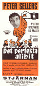 Det perfekta alibit 1960 poster Peter Sellers David Lodge Robert Day