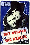 Det regnar på vår kärlek 1946 poster Barbro Kollberg Birger Malmsten Ingmar Bergman