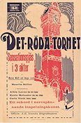 Det röda tornet 1914 poster Gustaf Callmén Mauritz Stiller