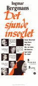 Det sjunde inseglet 1957 poster Gunnar Björnstrand Ingmar Bergman