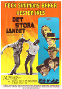 Det stora landet 1959 poster Gregory Peck Jean Simmons Carroll Baker Charlton Heston Burl Ives William Wyler