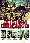 Det stora ökenslaget 1966 poster John Wayne Frank Sinatra Kirk Douglas Yul Brynner Senta Berger Melville Shavelson Krig