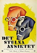 Det stulna ansiktet 1931 poster Max Adalbert