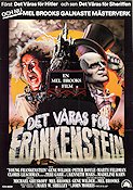 Det våras för Frankenstein 1974 poster Gene Wilder Marty Feldman Madeline Kahn Mel Brooks