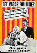 Det våras för Hitler 1967 poster Zero Mostel Gene Wilder Mel Brooks