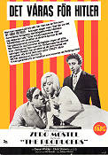 Det våras för Hitler 1967 poster Zero Mostel Gene Wilder Mel Brooks
