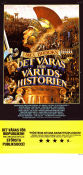 Det våras för världshistorien 1981 poster Gregory Hines Dom DeLuise Madeline Kahn Mel Brooks