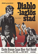 Diablo laglös stad 1971 poster Charles Bronson Susan Oliver Kurt Russell Boris Sagal