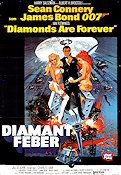 Diamantfeber 1971 poster Sean Connery Jill St John Charles Gray Guy Hamilton