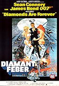 Diamantfeber 1971 poster Sean Connery Jill St John Charles Gray Guy Hamilton