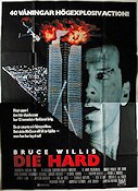 Die Hard 1988 poster Bruce Willis Alan Rickman Bonnie Bedelia John McTiernan