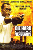 Die Hard with a Vengeance 1995 poster Samuel L Jackson John McTiernan