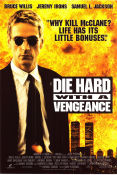 Die Hard with a Vengeance 1995 poster Jeremy Irons John McTiernan