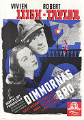 Dimmornas Bro 1940 poster Vivien Leigh Robert Taylor Lucile Watson Mervyn LeRoy Broar Romantik