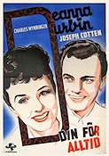 Din för alltid 1943 poster Deanna Durbin Joseph Cotten