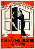 Din nästas hustru 1927 poster Willy Fritsch Imre Raday Rudolf Biebrach