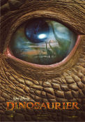 Dinosaurier 2000 poster DB Sweeney Eric Leighton Dinosaurier och drakar