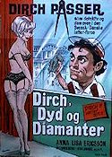 Dirch Dyd og Diamanter 1955 poster Dirch Passer Annalisa Ericson Damer Danmark