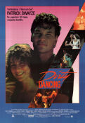 Dirty Dancing 1987 poster Patrick Swayze Jennifer Grey Jerry Orbach Emile Ardolino Dans Romantik