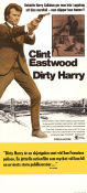 Dirty Harry 1971 poster Clint Eastwood Andrew Robinson Harry Guardino Don Siegel Vapen Poliser