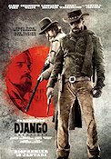 Django Unchained 2012 poster Jamie Foxx Christoph Waltz Leonardo DiCaprio Samuel L Jackson Quentin Tarantino