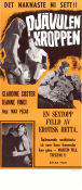 Djävulen i kroppen 1966 poster Jean Vinci Jean Claudio Claudine Coster Max Pécas