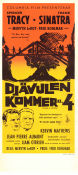 Djävulen kommer kl 4 1961 poster Frank Sinatra Spencer Tracy Kerwin Mathews Mervyn LeRoy