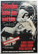 Djävulen kommer om natten 1958 poster Klaus Holm
