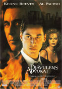 Djävulens advokat 1997 poster Keanu Reeves Al Pacino Charlize Theron Taylor Hackford