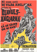 Djävulsänglarna 1967 poster John Cassavetes Beverly Adams Mimsy Farmer Roger Corman Motorcyklar