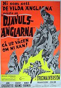 Djävulsänglarna 1967 poster John Cassavetes Beverly Adams Mimsy Farmer Roger Corman Motorcyklar