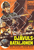 Djävulsbataljonen 1974 poster Rod Taylor Adam West Brioni Farrell Stole Jankovic Filmen från: Yugoslavia Krig Hitta mer: Nazi