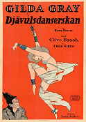Djävulsdanserskan 1927 poster Gilda Gray Fred Niblo