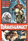 Djävulsgänget 1970 poster Rod Hagen Affischkonstnär: Walter Bjorne Motorcyklar