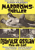 Djävulsk gisslan 1966 poster Donald Pleasence Jack MacGowran Francoise Dorleac Roman Polanski Damer Strand