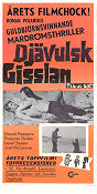 Djävulsk gisslan 1966 poster Donald Pleasence Jack MacGowran Francoise Dorleac Roman Polanski Strand