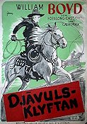 Djävulsklyftan 1946 poster William Boyd Hitta mer: Hopalong Cassidy Eric Rohman art