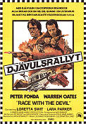 Djävulsrallyt 1975 poster Peter Fonda Warren Oates Loretta Swit Jack Starrett Bilar och racing