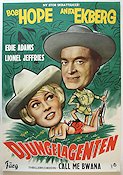 Djungelagenten 1963 poster Bob Hope