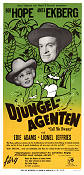 Djungelagenten 1963 poster Bob Hope Anita Ekberg Edie Adams Gordon Douglas Agenter