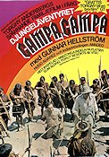 Djungeläventyret Campa Campa 1976 poster Gunnar Hellström Torgny Anderberg